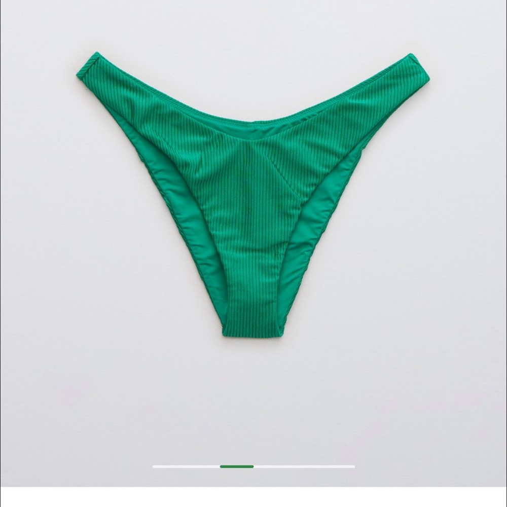 Aerie ribbed shine bikini bottom NWOT